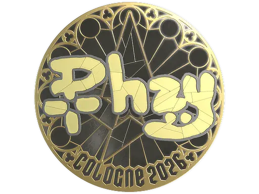 Sticker | phzy (Gold) | Cologne 2026