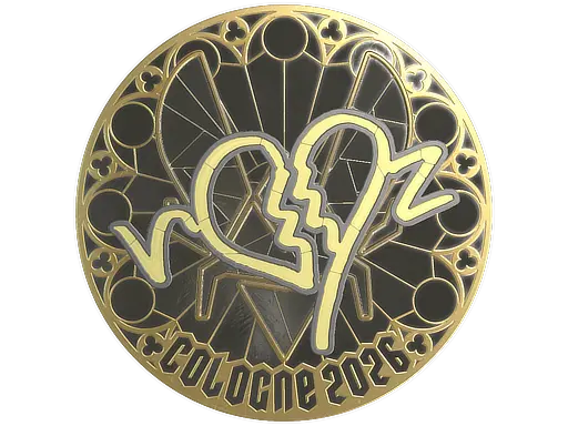Sticker | ropz (Gold) | Cologne 2026