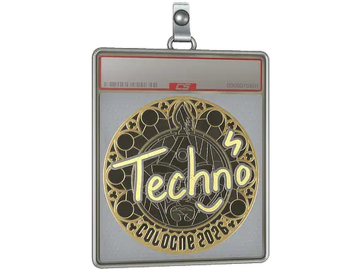 Sticker Slab | Techno4K (Gold) | Cologne 2026