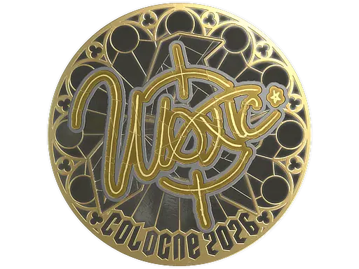 Sticker | woxic (Gold) | Cologne 2026