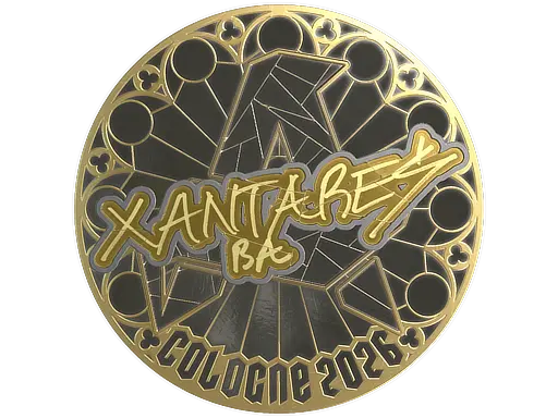 Sticker | XANTARES (Gold) | Cologne 2026
