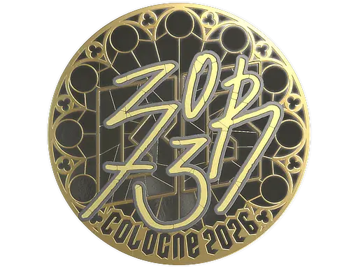 Sticker | zorte (Gold) | Cologne 2026