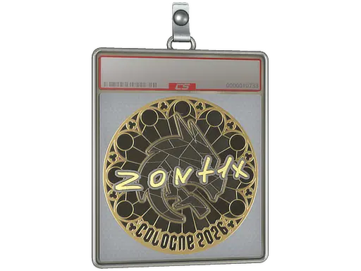 Sticker Slab | zont1x (Gold) | Cologne 2026