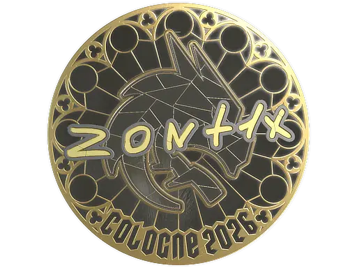 Sticker | zont1x (Gold) | Cologne 2026