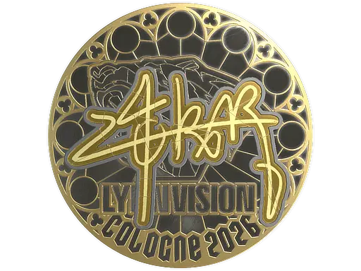 Sticker | z4KR (Gold) | Cologne 2026