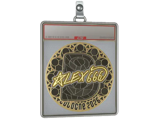 Sticker Slab | alex666 (Gold) | Cologne 2026