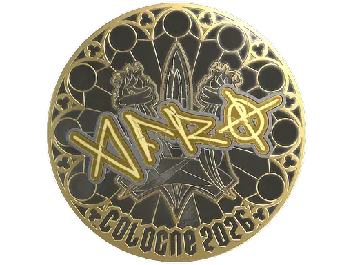 Sticker | afro (Gold) | Cologne 2026