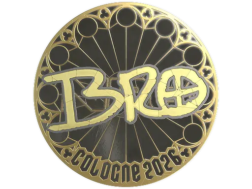 Sticker | br0 (Gold) | Cologne 2026