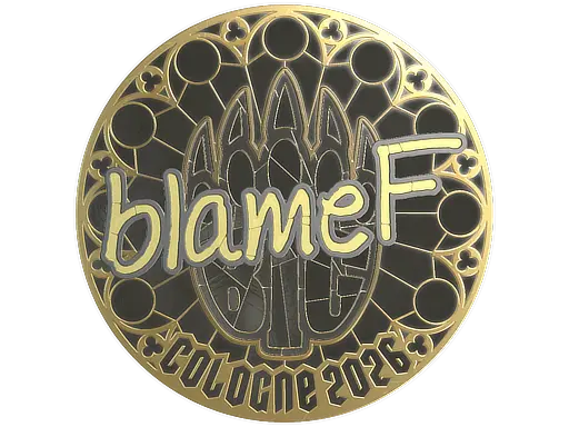 Sticker | blameF (Gold) | Cologne 2026
