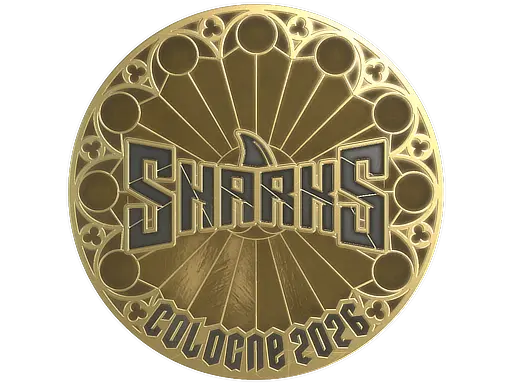 Sticker | Sharks Esports (Gold) | Cologne 2026