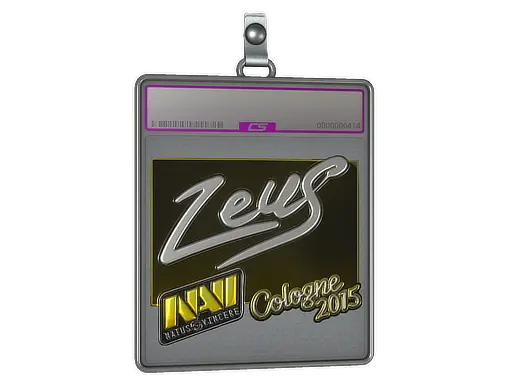 Sticker Slab | Zeus (Foil) | Cologne 2015