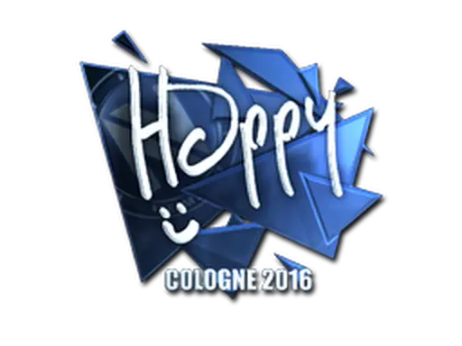 Sticker | Happy (Foil) | Cologne 2016