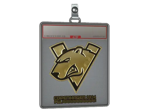 Sticker Slab | Virtus.pro (Gold) | Copenhagen 2024