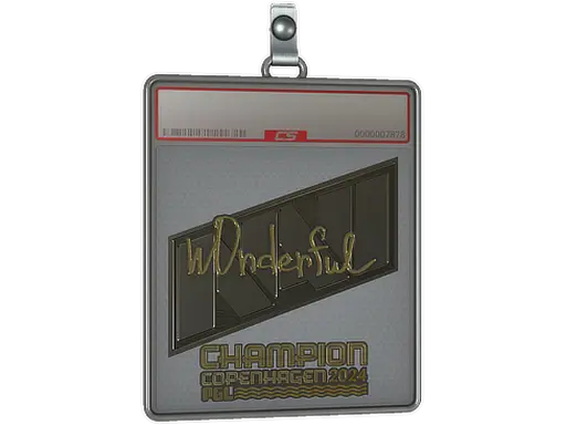 Sticker Slab | w0nderful (Gold, Champion) | Copenhagen 2024