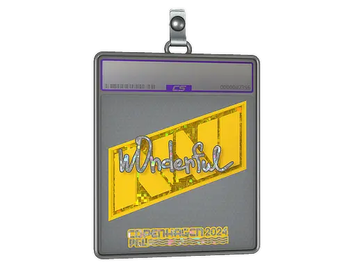 Sticker Slab | w0nderful (Glitter) | Copenhagen 2024