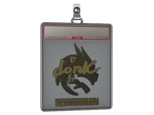 Sticker Slab | donk (Gold) | Copenhagen 2024