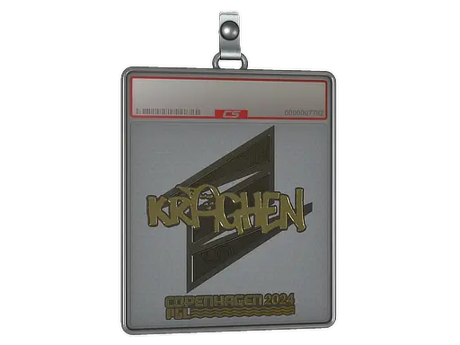 Sticker Slab | kraghen (Gold) | Copenhagen 2024