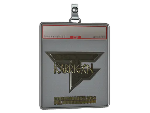 Sticker Slab | karrigan (Gold) | Copenhagen 2024