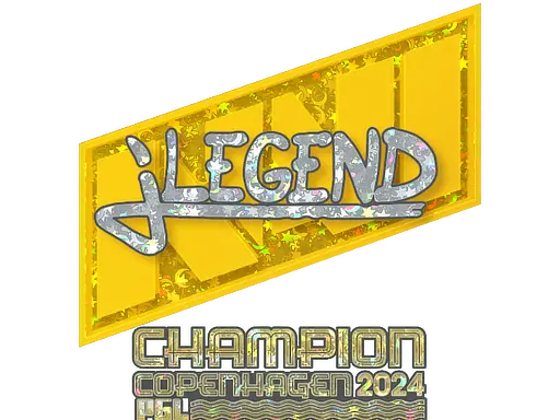 Sticker | jL (Glitter, Champion) | Copenhagen 2024