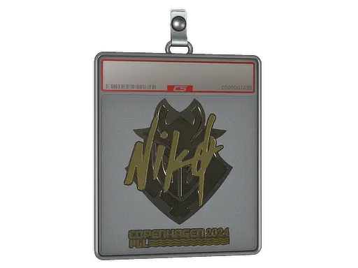 Sticker Slab | NiKo (Gold) | Copenhagen 2024