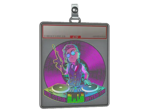 Sticker Slab | DJ Safecracker (Lenticular)