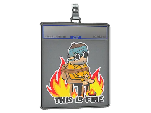 Sticker Slab | This Is Fine (H)