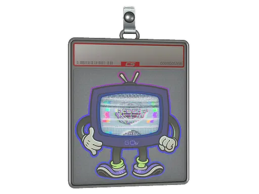 Sticker Slab | Global TV (Lenticular)