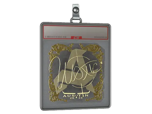 Sticker Slab | woxic (Gold) | Austin 2025