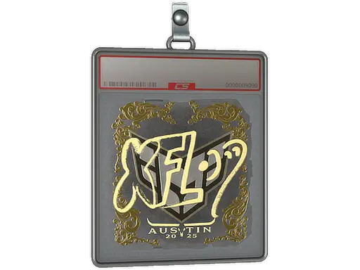 Sticker Slab | xfl0ud (Gold) | Austin 2025