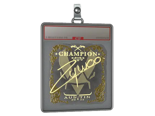 Sticker Slab | ZywOo (Gold, Champion) | Austin 2025