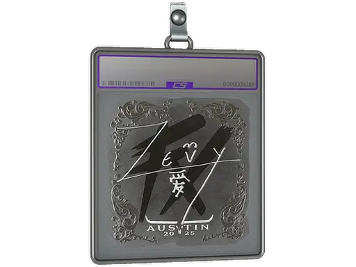 Sticker Slab | zevy (Foil) | Austin 2025