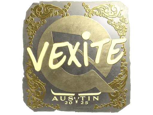 Sticker | vexite (Gold) | Austin 2025