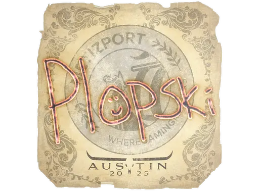 Sticker | Plopski | Austin 2025