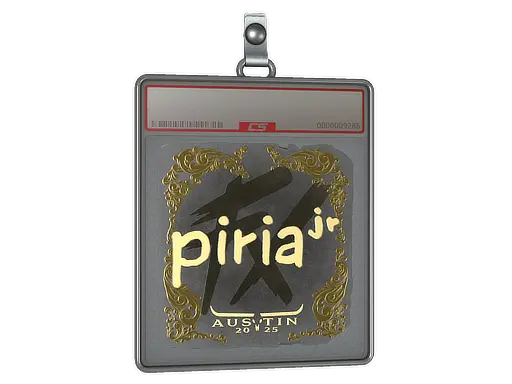 Sticker Slab | piriajr (Gold) | Austin 2025