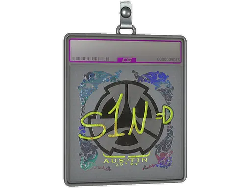 Sticker Slab | s1n (Holo) | Austin 2025