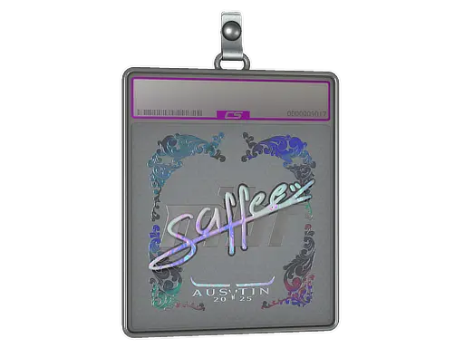 Sticker Slab | saffee (Holo) | Austin 2025
