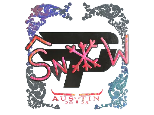 Sticker | snow (Holo) | Austin 2025
