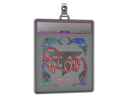 Sticker Slab | rain (Holo) | Austin 2025
