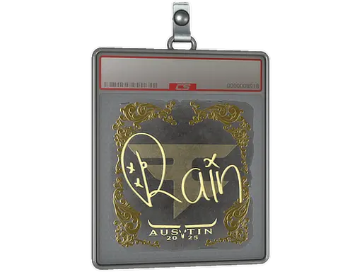 Sticker Slab | rain (Gold) | Austin 2025