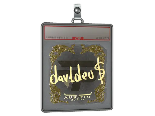 Sticker Slab | dav1deuS (Gold) | Austin 2025