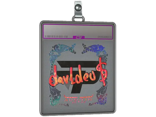 Sticker Slab | dav1deuS (Holo) | Austin 2025