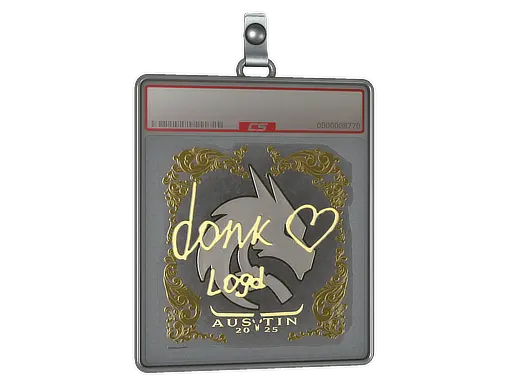 Sticker Slab | donk (Gold) | Austin 2025