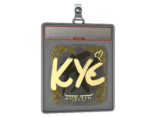 Sticker Slab | kye (Gold) | Austin 2025