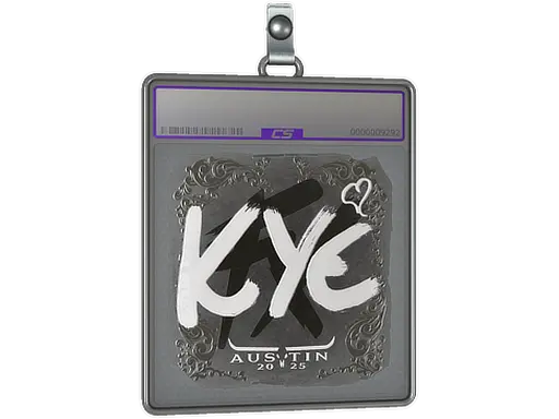 Sticker Slab | kye (Foil) | Austin 2025
