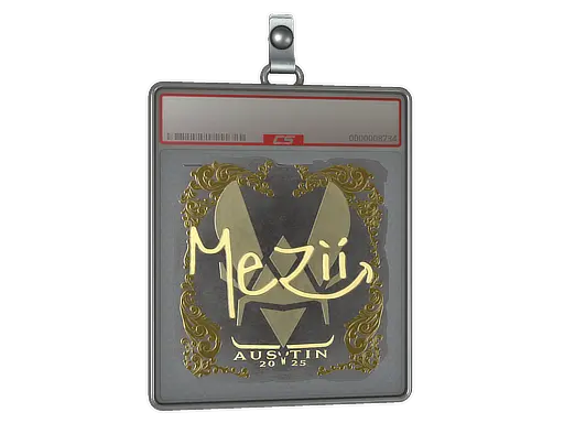 Sticker Slab | mezii (Gold) | Austin 2025