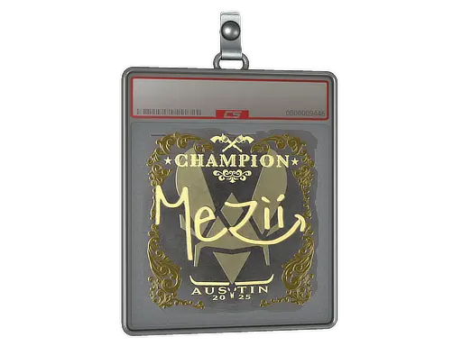 Sticker Slab | mezii (Gold, Champion) | Austin 2025