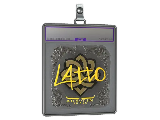 Sticker Slab | latto (Foil) | Austin 2025