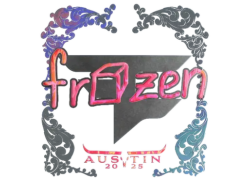 Sticker | frozen (Holo) | Austin 2025