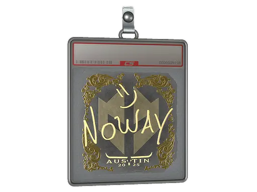 Sticker Slab | noway (Gold) | Austin 2025