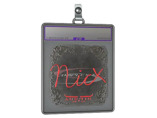 Sticker Slab | nicx (Foil) | Austin 2025
